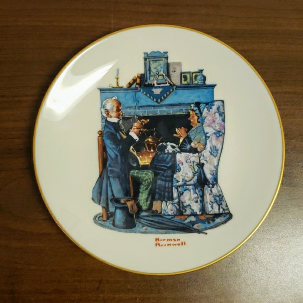 Vintage Norman Rockwell Collectible Plate